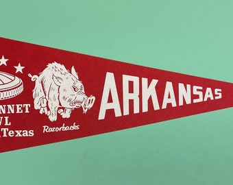 Souvenir Flag Gift Arkansas Vintage Pennant Pendant Childhood Memory Eureka Springs