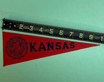 1950's Vintage Louisville Cardinals Kentucky College University MINI  Pennant Flag Banner 3.75x8.5 inches