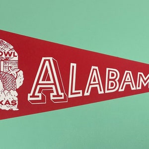 Vintage University of Alabama Sticker Seal Bama Crimson Tide White Capstone
