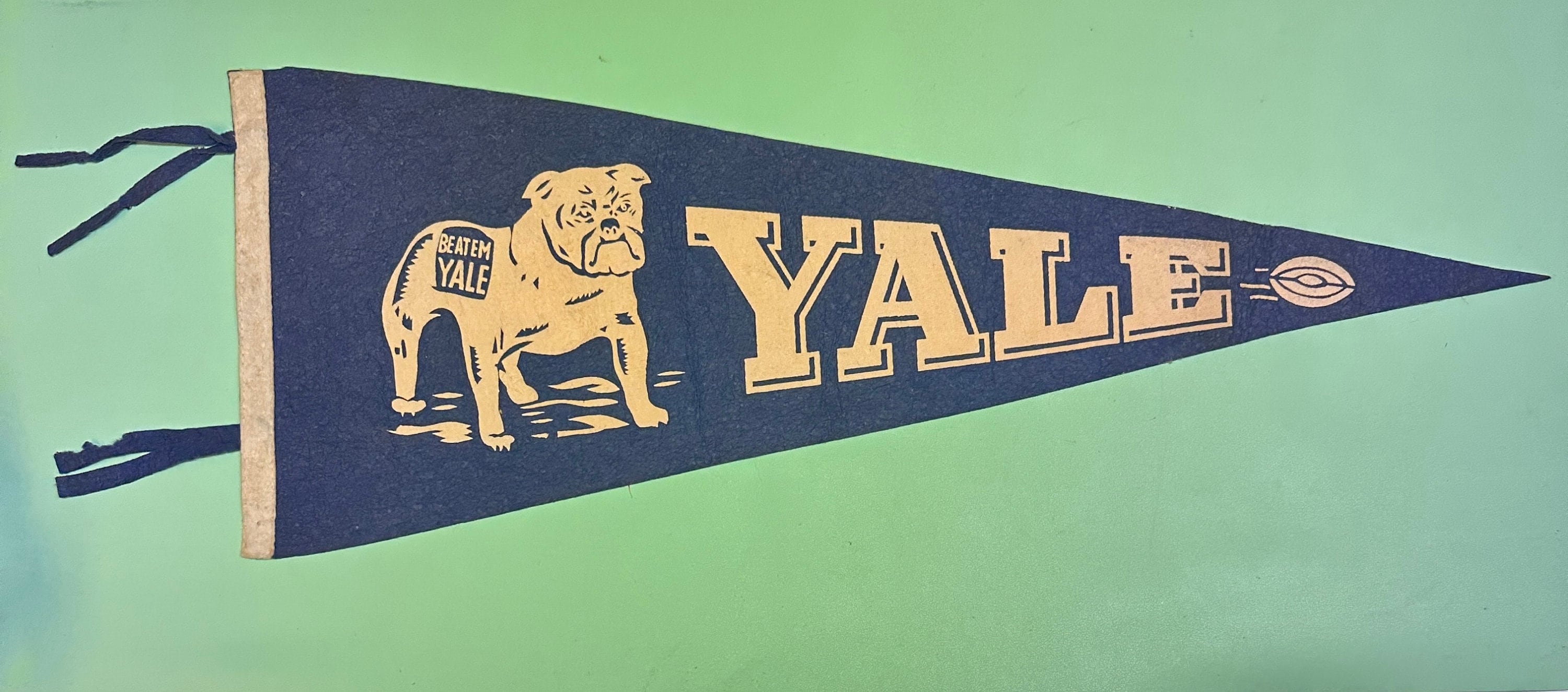ビンテージ　yale ペナント　カレッジ　ドール　バナー　50s 60s ビンテージ yale ペナント カレッジ ドール バナー 50s 60s