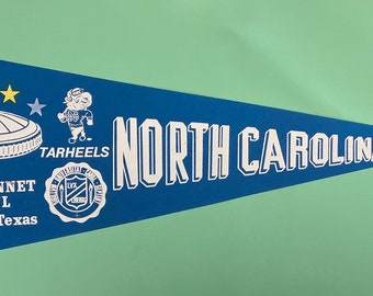 North Carolina Tarheels NCAA Classic Wool Mini Pennant North Carolina Tarheels NCAA Classic Wool Mini Pennant