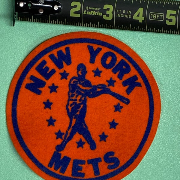 1960's NY New York Mets MINI pennant patch baseball mlb vintage 5 inches