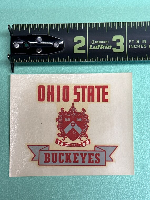 Ohio State University OSU Buckeyes Souvenir Water Bottle Vintage