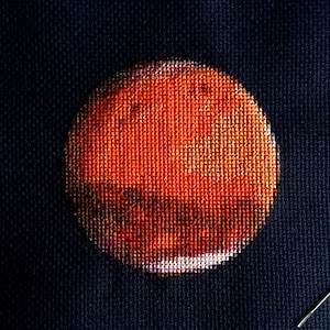 Mars Cross Stitch Pattern Instant Download PDF