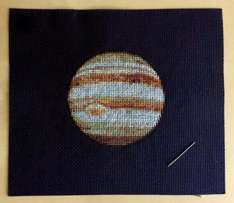 Jupiter Cross Stitch Pattern Instant Download PDF image 1