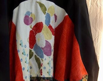 Japanese Kimono remake silk skirt.