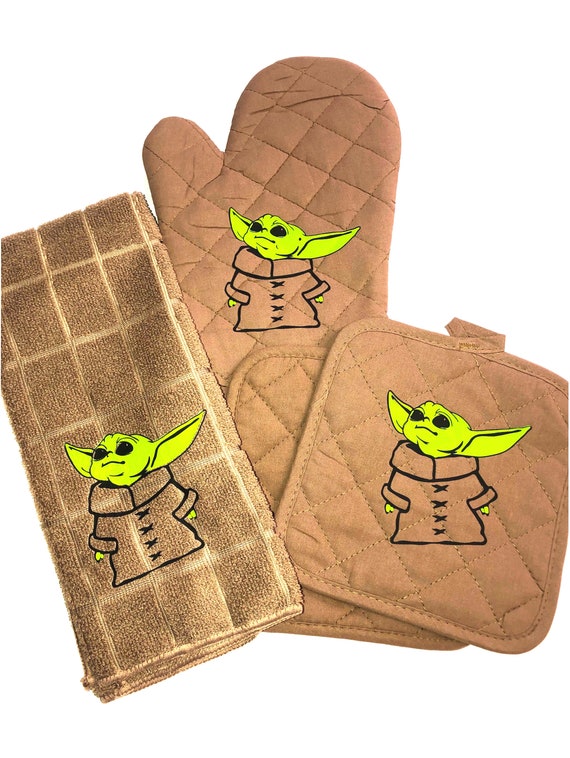 Baby yoda towel set hotsell