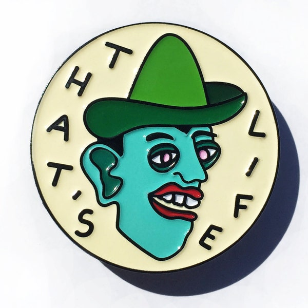 SALE !! That's Life Pin - Mr. Calamari - Max Kuehn and Zoe Zag Collaboration - Enamel Pin - Lapel