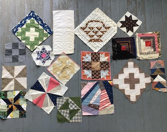 Antique Quilt Blocks 1870-1960s