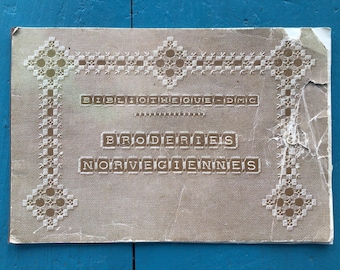 Early 1900s, DMC Norwegian Embroidery Booklet, Hardanger