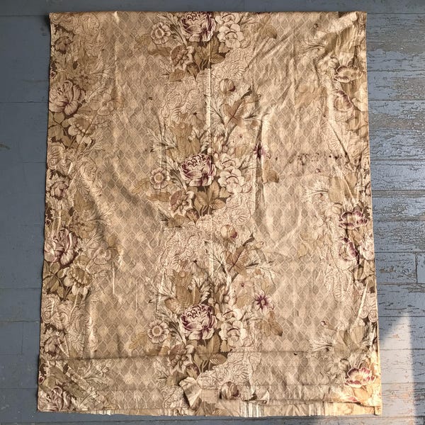 Antique Decorative Fabric Panel, “Design Cromer”, 1920-1930