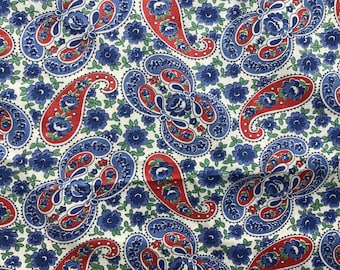 1930s, Vintage Floral Fabric, Yardage