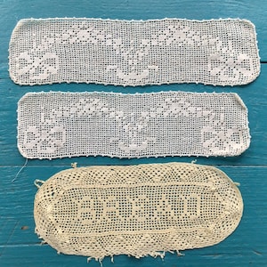 Filet Crochet, 1920s, Bread and Garland
