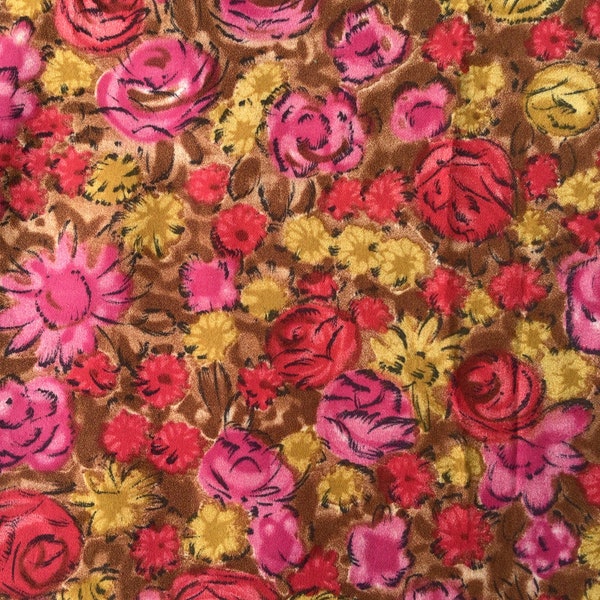 1950s Floral Dress Fabric