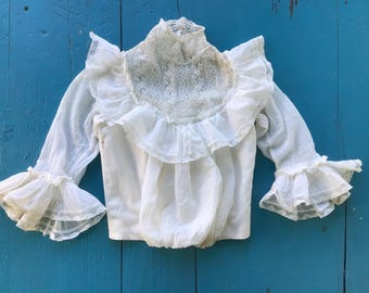 Scrappy Antique Bodice,Early 1900s