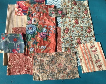Antique Fabric Pieces, 1910s-1930s