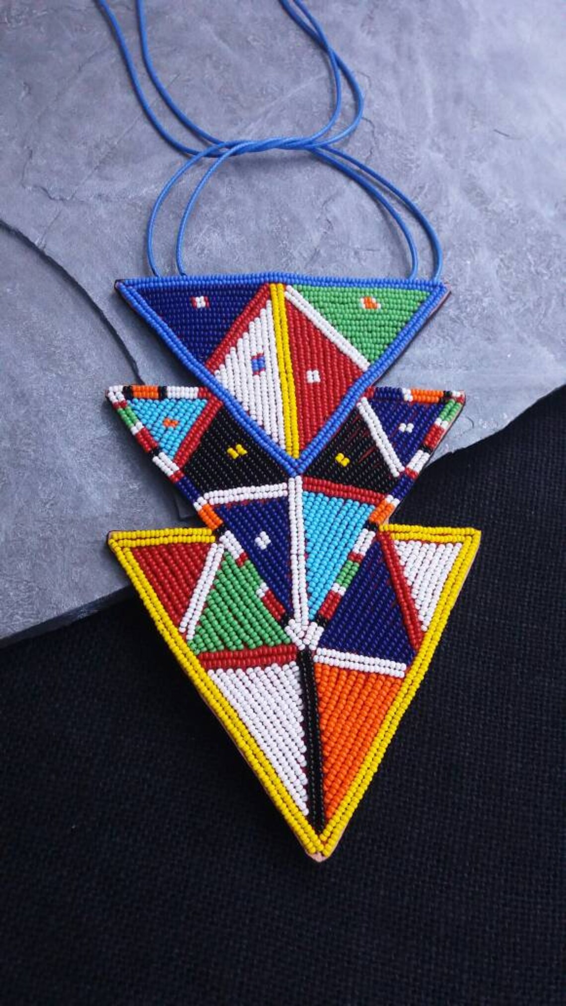 Statement necklace african necklace kenya necklace masai Etsy