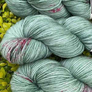 Hilo de merino teñido a mano Clover Dreams, 4 capas, 100 g, madeja