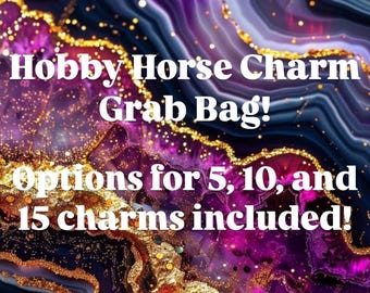 Bolsa de sorpresas con abalorios de brida y aparejos de caballo de juguete premium