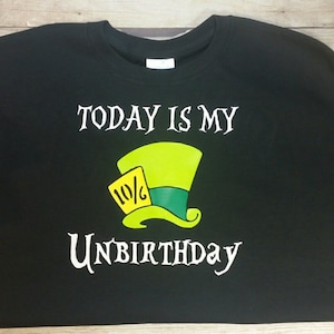 Mad Hatter Unbirthday t-shirt