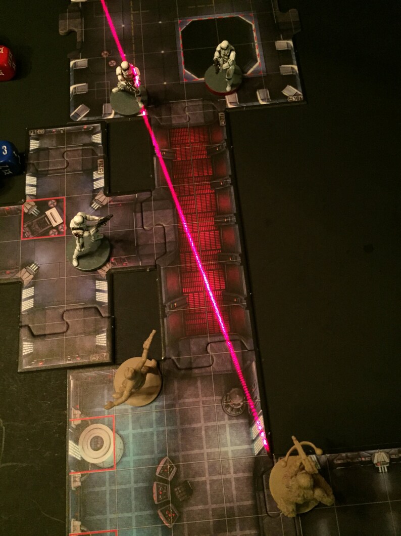 Line Laser for Tabletop Games Like Star Wars Imperial Assault Warhammer