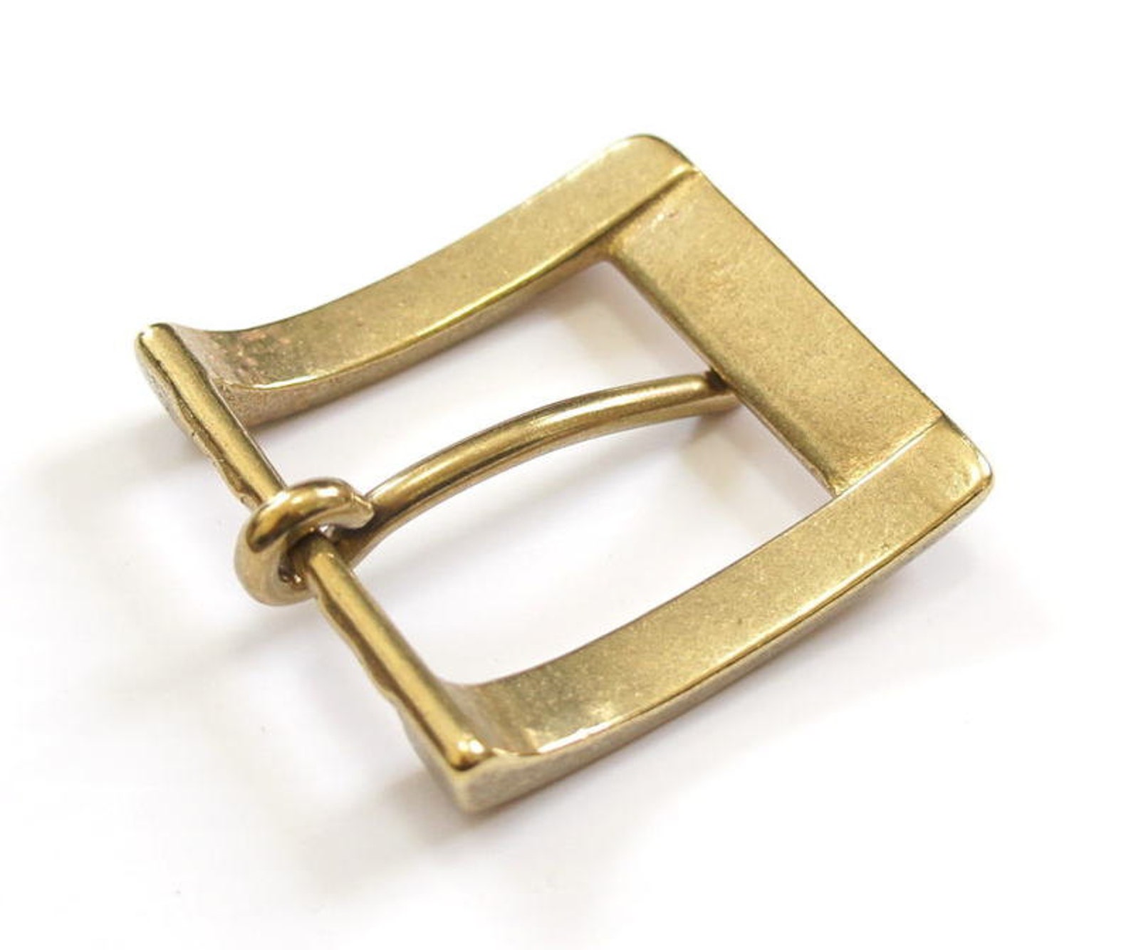 Brass Square Embossed Buckle Solid Custom Leather Belt 35mm Etsy