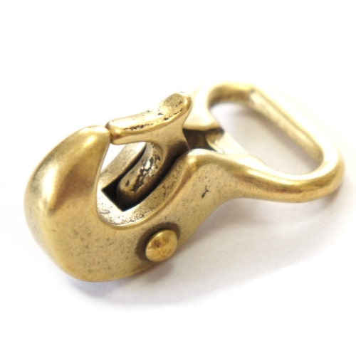 Japanese Original Design Flat Brass Fishhook Style Key Hook Etsy