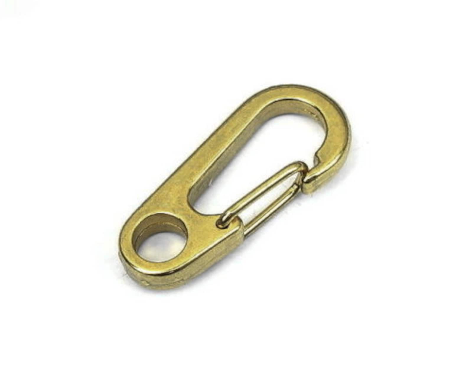 Standard Small Spring Clip Brass Plated Key Chain Joint Made Etsy