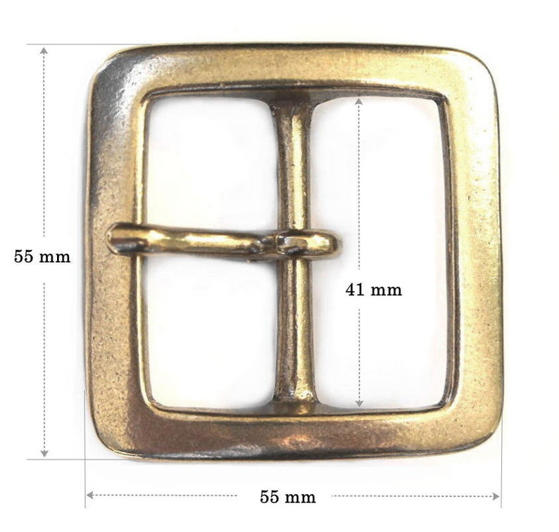 Bulk 10pcs Brass Square Buckle Solid Single Double Prong - Etsy