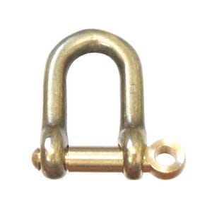 Ship From Japan Original Design ( Small ) Brass Shackle Joint Key Chain Made Japanese Quality Leather Crafts Hardware Supplies Accessory EDC image 5