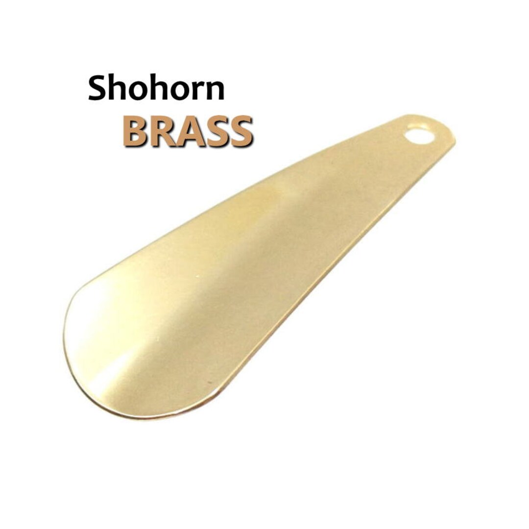 Japanese Original Design Brass Shoehorn Made Japan Quality Etsy