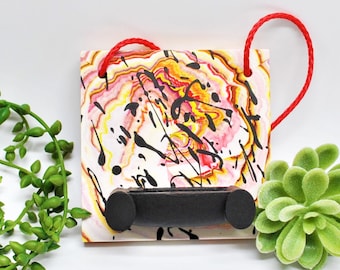 Handmade Jesmonite Bee & Butterfly Water Station: Garden Insect Drinker