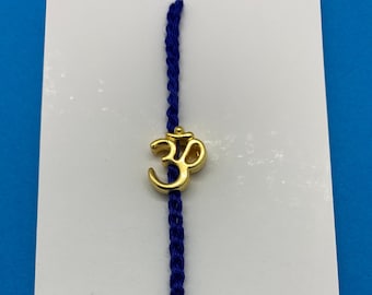 Gold Om Rakhi - Available for one day dispatch