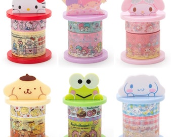 Sanrio Masking Tapes with Holder