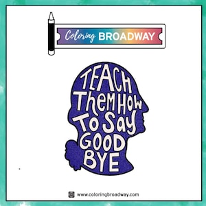 Pin HAMILTON, Naucz ich, jak powiedzieć „do widzenia”, Akryl, Musicale na Broadwayu, Biżuteria z Broadwayu, Nerd teatralny, Prezent z Broadwayu, Akcesoria z Broadwayu