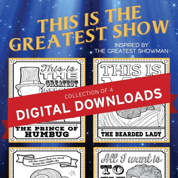 The Greatest Showman Poster - Etsy