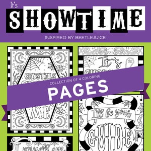 Beetlejuice, Coloring Pages, Broadway, Musical, Theater, Note cards, Strange and Unusual, Wall Art, Theatre Nerd, It's Showtime, Sucks Yes