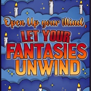 PHANTOM of the OPERA, Open up Your Mind, Let Your Fantasies Unwind, Print, Broadway Musical, Theatre Gift, Wall Art