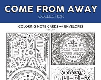 Come From Away Digital Download Broadway Musical Theater Etsy