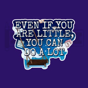 MATILDA Musical Stickers, Theatre Nerds, Laptop, Water bottle, Even if You are Little You Can Do a Lot, Single & Multiple Sticker Sets