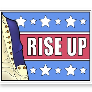 HAMILTON Fan Stickers | Set of 1x, 5x, 10x | Rise Up | Perfect Broadway Musical Theatre Lovers Gift | Laptop, Water Bottle
