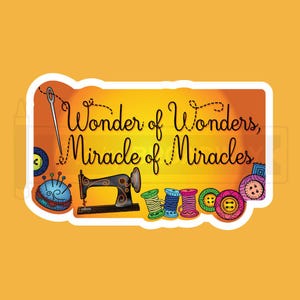 FIDDLER on the ROOF Musical Stickers, Theatre Nerds Broadway, Laptop, Water bottle, Wonder of Wonder, Single & Multiple Sticker Sets Die Cut