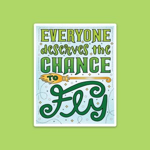 WICKED, Everyone Deserves a Chance to Fly, Musical, Theatre Nerds, Broadway, laptop, Water bottle, Defying Gravity Single, Multiple Stickers