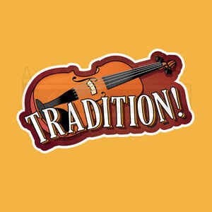 FIDDLER on the ROOF Musical Stickers, Theatre Nerds, Broadway, Laptop, Water bottle, Tradition! Single & Multiple Sticker Sets, Die Cut