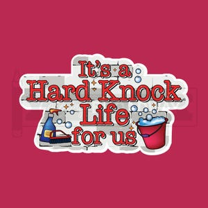 ANNIE Musical Stickers, Theatre Nerds, Laptop, Water bottle, It's a Hard Knock Life for Us, Single & Multiple Sticker Sets, Die Cut