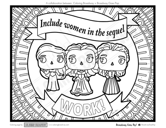 Schuyler Hamilton Sisters Coloring Pages
