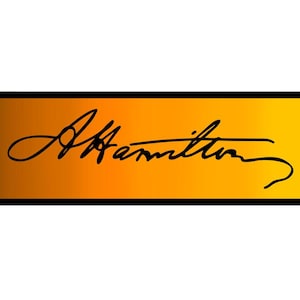 HAMILTON Fan Stickers | Set of 1x, 5x, 10x | Hamilton Signature| Perfect Broadway Musical Theatre Lovers Gift | Laptop, Water Bottle