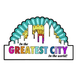 HAMILTON Fan Stickers | Set of 1x, 5x, 10x | Greatest City in the World| Perfect Broadway Musical Theatre Lovers Gift | Laptop, Water Bottle