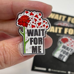 HADESTOWN Pin, Wait For Me, Acrylic, Broadway Musicals, Broadway Jewelry, Theatre Nerd, Broadway Gift, Broadway Accessories, Orpehus