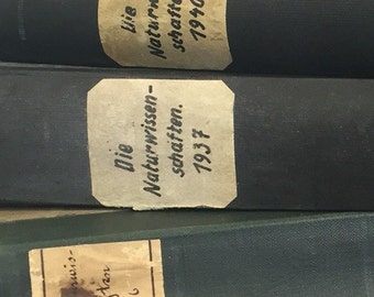 Bound Complete Vintage 1937 "The Natural sciences" magazines science